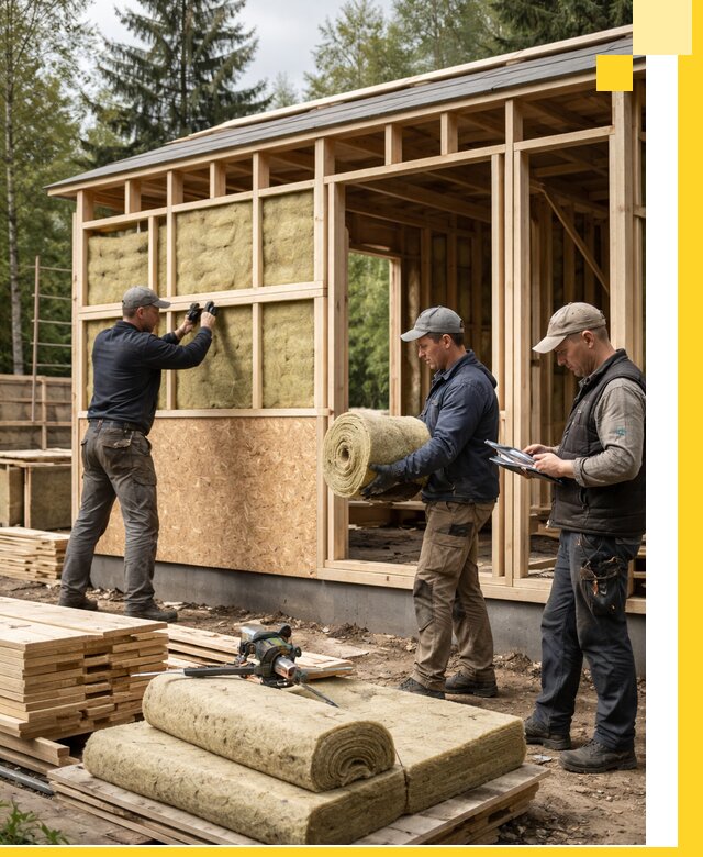 Проектирование и строительство каркасных бань в Нальчике под ключ