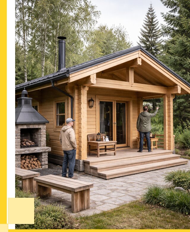 Деревянные бани под ключ в Нальчике от 466335 р. | ЭриданНль