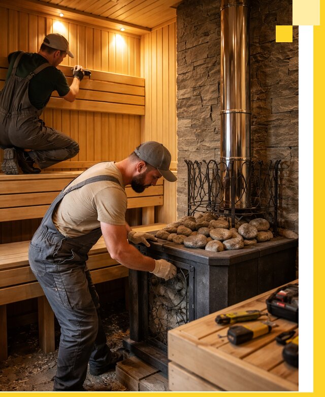 Комплексный дизайн бань, саун и зон отдыха в Нальчике