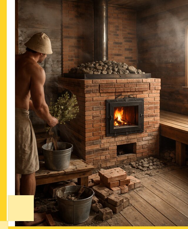 Кирпичные банные печи в Нальчике от 93267 р. | ЭриданНль