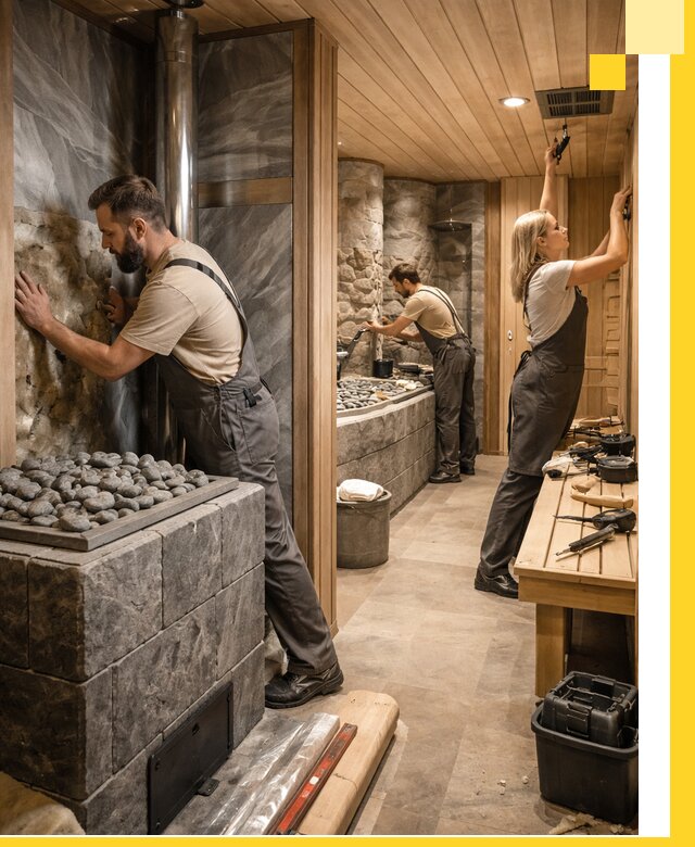 Строительство бань и SPA процедур в Нальчике под ключ и отделкой