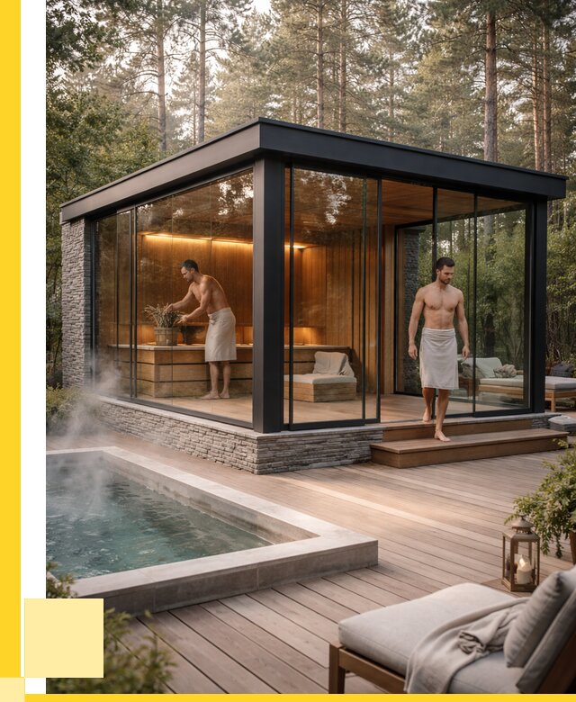 Стеклянные бани и двери в Нальчике от 466335 р. | ЭриданНль