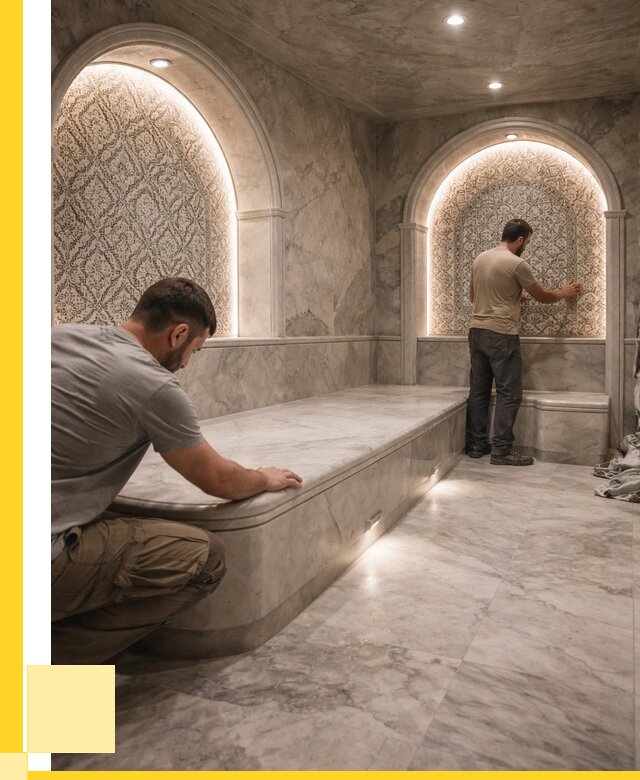 Турецкие бани под ключ в Нальчике от 259075 р. | ЭриданНль