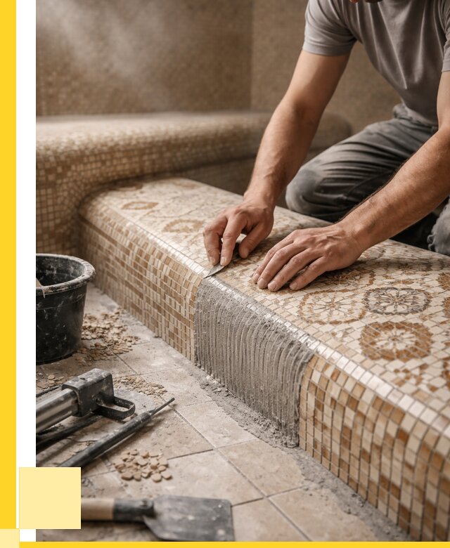 Плитка для хамама под ключ в Нальчике от 3627 р. | ЭриданНль